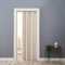 Storeinuk Accordion Door, 12MM PVC Folding, Magnetic Plastic Internal Door, Adjustable Widths 610mm - 860mm, Ivory