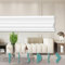 HEXIMO moulures murales modernes XPS Styropor blanc, 2 mètres de Baguettes stuc décoration frise stuc moulures décoratives (20 mètres FG7)