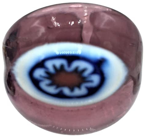 Anillo de cristal de Murano antiguo Murrina Veneciana