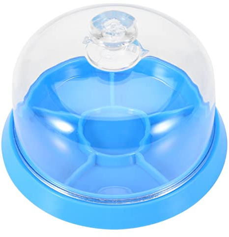 Coperchio Antipolvere per Movimento dell'Orologio, Coperchio Antipolvere per Movimento, Scatola Immagazzinaggio a 6 Scomparti Orologiai Vassoio in Plastica Resistente all'Umidità Orologi Kit Attrezzi