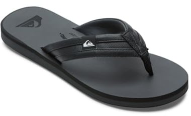 Quiksilver Herren Carver Squish Sandale, Anthrazit, 43 EU