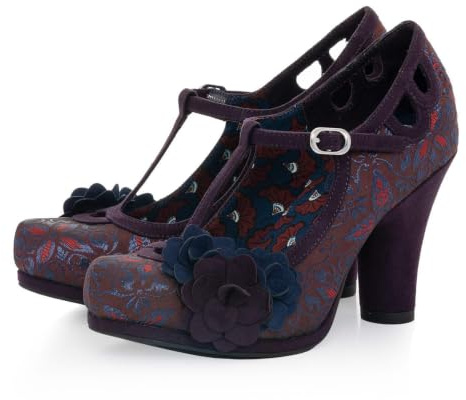 Ruby Shoo Damen valerie t-bar-block pumps mit hohen absatz 09335