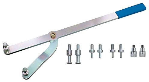 GEDORE Automotive Gegenhalteschlüssel, verstellbar, universell, für Lochkreis-Ø 14-130 mm, 470 mm Länge, Spezialwerkzeug, KL-0282-35 C