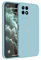 Topme Funda para Realme 8i / Realme Narzo 50 (4G) (6.6 Inches) Carcasa Caja Case Estuche, Funda Protectora de Piel de Silicona TPU - Azul Claro