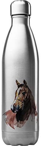 Youdesign FR Bouteille Gourde Isotherme Acier INOX - 500 ML - Illustration équitation Cheval - G05 - France