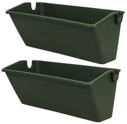 DOITOOL 2 Piezas Macetas De Pared para Plantas Creativas Maceteros Verticales De Pared para Exteriores Jardín Balcón De Fondo para Colgar Jardinera