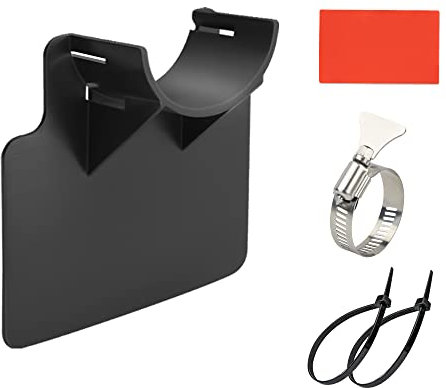 ACAREY Pool Schlauchhalter Pool Zubehör, Schlauchhalter Für Poolschlauch 32mm Für Bestway Pool Zubehör, Pool Schlauch Zubehör Inkl Schlauchschellen Mit Knickschutz Für Pools (Schwarz)