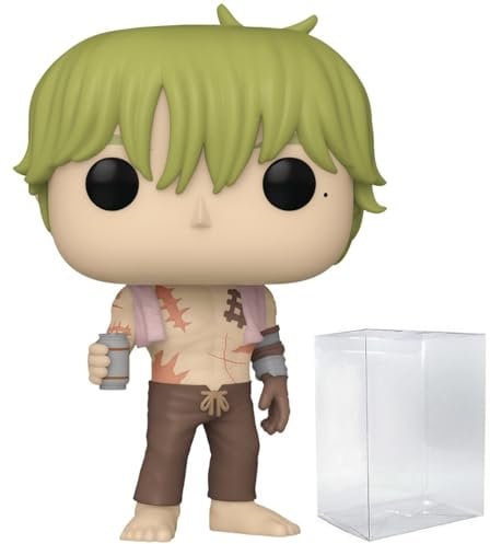 POP Anime: Trigun - VASH The Stampede (Shirtless) PX Previews Exclusive Funko Vinyl Figure (Bundled with Compatible Box Protector Case), Multicolor, 3.75 inches, STL291747