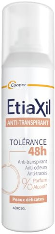 ETIAXIL - Anti-transpirant - Transpiration Modérée - Aisselles - Tolérance - Aérosol - 150 ml