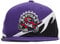 Mitchell & Ness Toronto Raptors NBA Wave Snapback Hat Cap - Lila/Schwarz, Violett/Schwarz, Einheitsgröße