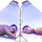 Gesichtsbräuner Solarium für Zuhause, Tecey 60W Solarium für Zuhause Bräunungslampen Bräunungslampe Solarium Gesicht und Körper 240pcs LEDs mit Einstellbaren Klammern Gesichtssolarium für Zuhause