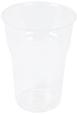 FRANZ MENSCH 1000 Stück Kaltgetränkebecher | PLA, transparent, H: 11,2cm, Ø: 8,5cm, V: 300ml, Plastikbecher, Wasserbecher, Kaltgetränkebecher