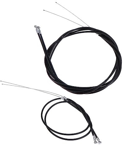 Anneome 4pcs Bike Brake Cable Shifter Cable Kit Rear Derailleur Water-resistant Aluminum Alloy Housing