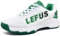 tennisschuhe herren teppich rutschfest Hallenschuhe Atmungsaktiv Badminton Schuhe Bequemen Fitnessschuhe 36-46EU damen Sportschuhe (Weiß Grün, Erwachsene, 41, Numerisch, EU Schuhgrößensystem, M)