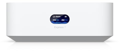 Ubiquiti UniFi Express 7 Wi-FI 7 IEEE 802.11 a/b/g/n/AC/AX/be Routeur Ethernet sans Fil