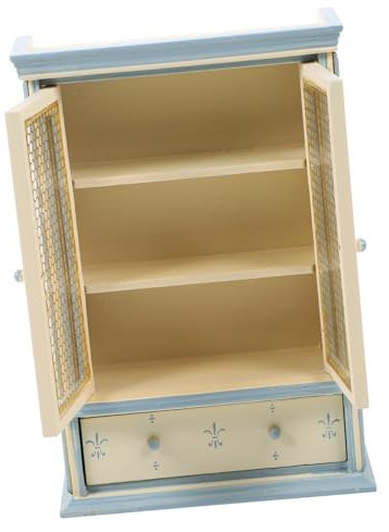 Toyvian 1 Stück Puppenhaus-möbelmodell Realistisch Klein Modern Puppenhaus-miniaturen Zubehör Winzig Kabine Puppenhausmöbel Deko Desktop-Ornament Glas Beige