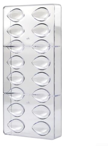 Stampo professionale per cioccolatini e caramelle, realizzato in policarbonato sicuro (olivary)