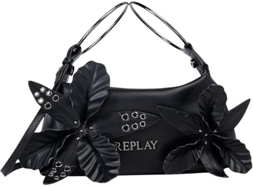 Replay Damen Tasche, Black 0098 (Schwarz), Einheitsgröße