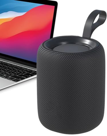 Wasserdichter Lautsprecher - Kabellose Desktop-Lautsprecher für PC - Bunter RGB-Basslautsprecher mit Kartenanschluss für Indoor Outdoor Camping Dusche Pool Auto