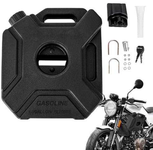 Depósito Auxiliar de Aceite para Moto - Botella de Aceite de 5 Litros para Motocicleta - Recipiente para Líquidos del Motor para Moto Conductores Externos Amantes de la y