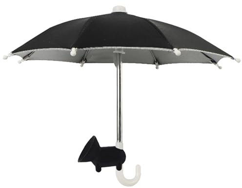 Cell Phone Umbrella - Phone Umbrella for Sun | Phones Umbrellas with Suction Cup | Anti-Glare Mobile Holder | Outdoor Sun Shade Suction Cup Stand for All Phones Cases