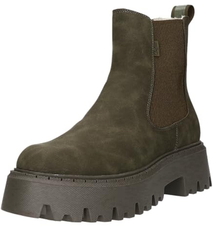 Buffalo Aspen Chelsea Leather Women's Black Boots