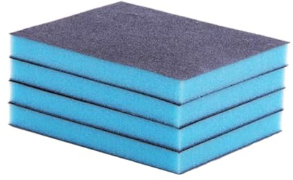 PENIKOKO Emery Sponge Wipes Strong Water Absorption and Returns to Original Shape 4pcs for Kitchen Cleaning for Sinks and Range Hoods