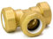 PE Rohr *MESSING Verschraubung - T-Stück 32 mm - Muffe Fitting Klemmverbindung