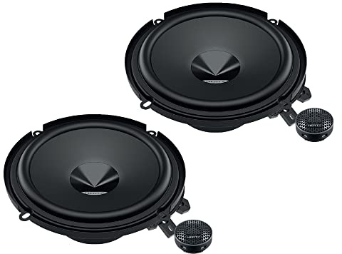 Hertz DSK 160.3 2-Wege-Komponentensystem 160 mm, 160 W | wasserabweisendes Presspapier, PEI-Hochtöner 24 mm, inkl. Frequenzweiche, 80 W RMS, 4 Ohm, 93 dB