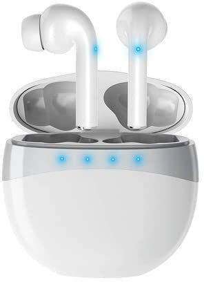 M2 TEC Bluetooth Mini Kopfhörer I In-Ear Headset mit Ladecase I Kabellos mit Mikrofon I Kompatibel mit IOS oder Android