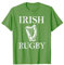 Whale Oil Beef Hooked Irish Rugby T-Shirt für Herren und Damen, Grün, S, Klassische Passform, Kurzarm, U-Ausschnitt, Polyester 100%
