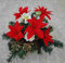 Advend Blumenschale mit künstlichen Blumen Advend 20cm.