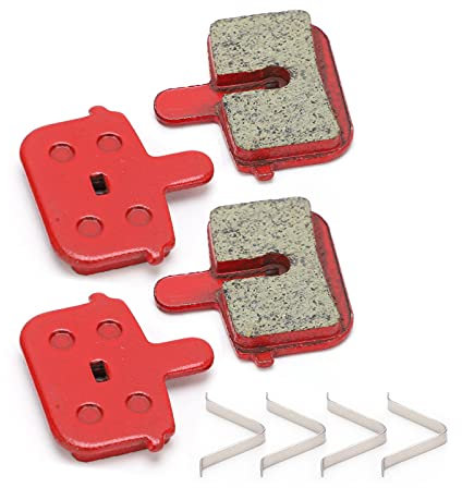 Fahrrad Bremsbeläge, Fahrrad Scheibenbremsbeläge 8 Stück Bremsbeläge Durable Resin Semi Metal Brake Ersatz für Elektrofahrzeug Mountainbike Fahrrad