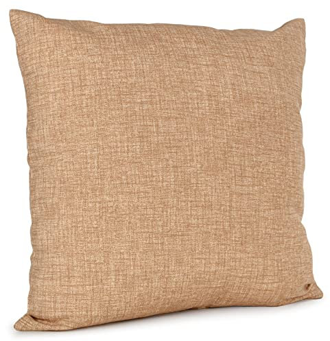ANRO Kissenbezug Kissenhülle Kissen Sofakissen Zierkissen Deko Kissenbezüge Leinenoptik Beige 40x40cm ohne Füllung