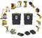 VITO PowerPackV14 Akku Werkzeug Set 20v - 4x Akkus (2x 4Ah, 2x 6Ah), Profi Akku Kombo Kit - Akku Combo Set, 1x Schnellladegerät, Akku Kombi Set, Akku Combopack