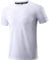 1er Pack T-Shirts für Herren Sport Tshirts Mesh Funktionsshirt Laufshirt Herren Weiße Tshirts Kurzarm Männer Sport Shirt Sommer Outdoor Fitnessshirt Trainingsshirt wandershirt für Männer White-L