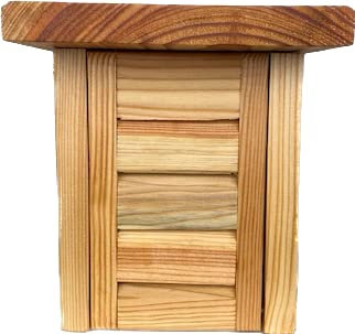 Marienkäferhaus Insektenhotel Haus Marienkäfer Massivholz mit Nistmaterial