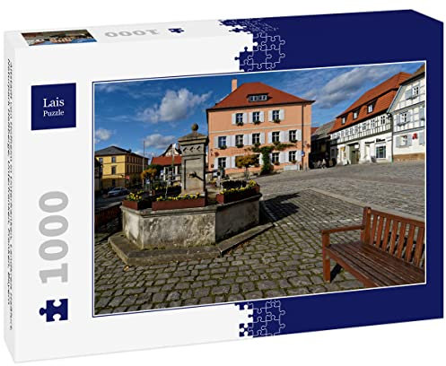 Lais Puzzle Altstadt von Hofheim in Unterfranken, Landkreis Haßfurt, Naturpark Haßberge, Unterfranken, Franken, Bayern 1000 Teile