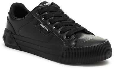 Rocket Dog Cheery Sporty Womens Black Canvas - Size 4 UK - Black