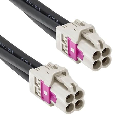 Mini Fakra A Tipo Jack B Código Blanco Cuatro Puertos Hembra Fakra Conector Cable Coaxial Asamblea Personalizar