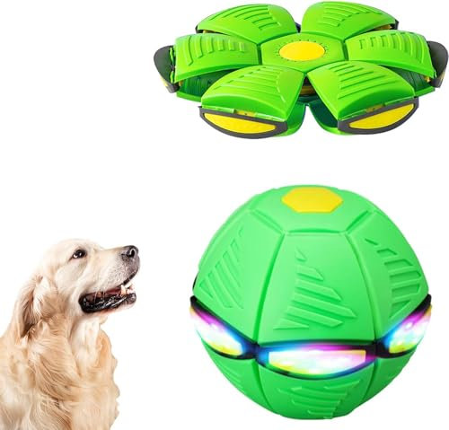 Usper New UFO Pet Flying Saucer, Dog Pet Toy, Portable, Bite Resistant, Dogs Training Ball, Safety Interesting Dog Toy for Outdoor Playing