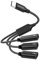 USB Splitter Y Cable,(NOT for Monitor) USB C Male to 3 Female Cord Converter,USB C Port Hub Charger Power Split Adapter for Mac,Xbox One Series X/S,PS5,Laptop