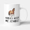 Victorian Printing Co - Horses Keep Me Stable - Funny Horse Riding Sport Gift Mug, Ceramic, 11fl.oz.
