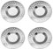 PHYTONICS 4 Pcs Filtre évier Cuisine,Grille Evier Cuisine,Filtre Lavabo,Filtre Cheveux Baignoire,en Acier Inoxydable,pour Évier de Cuisine/Salle de Bain,Anti-Obstruction, WWSX7485