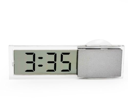 iplusmile Mini elektronische Digitaluhr Autouhren zum Aufkleben auf das Armaturenbrett Fahrzeug-Miniuhr Uhr aufkleben uhr für auto herrenuhren Auto Wecker lcd Elektronische Uhr