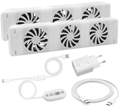 Ensemble de deux ventilateurs de radiateur QH Booster