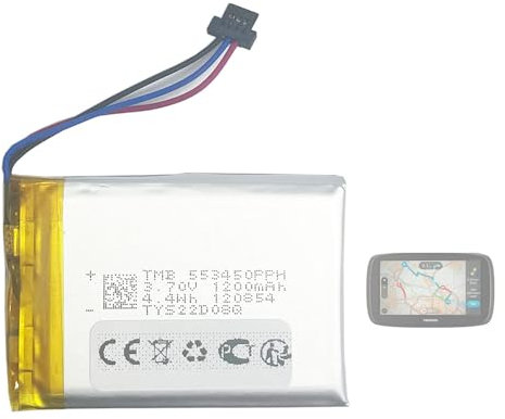 Aousavo AHA11111009 FLB0813007089 VFAS ersatz akku VFAS Kompatibel mit Tomtom Start 62 Go 60 Go 600 ONE XL Europe ONE XL Regional ONE 4th Edition XXL 540s Navigation Device