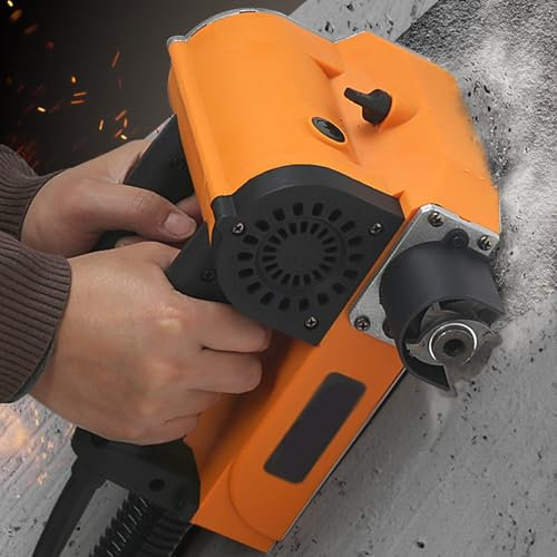 KHZKHC Handheld Power Wall Scraper, Wall Shovel Machine, Speed 1000-4000r/Min, Wall Depth 1-4mm, Wall Width 150mm, For Wall Renovation, Cement Removal, Wallpaper Paint Putty