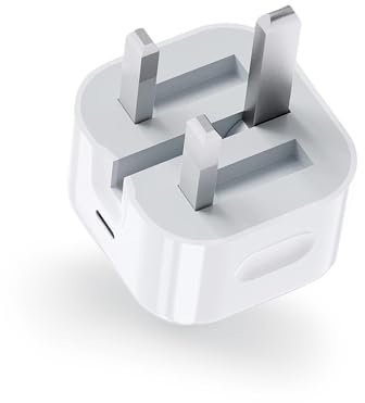 35W USB C Plug For iPhone 16/16 Plus/16 Pro/16 Pro Max, 15/14/13/12/11 Series, iPa Pro/Air/Mini, AirPods Pro,35W PD Fast Charger, USB C Charging Adapter Charge Plug(Cable Not Included)