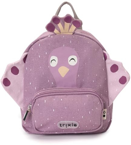 Trixie Kindergartenrucksack, Vorschulrucksack mit Brustgurt, bedruckt | Rucksack für Kita und Vorschule für Jungen und Mädchen, Kitarucksack, ergonomischer Kinderrucksack, Tasche ab 3 Jahren
